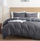 Nestl Bedding Tufted Duvet Cover Set with Quilted Down Alternative Comforter Insert